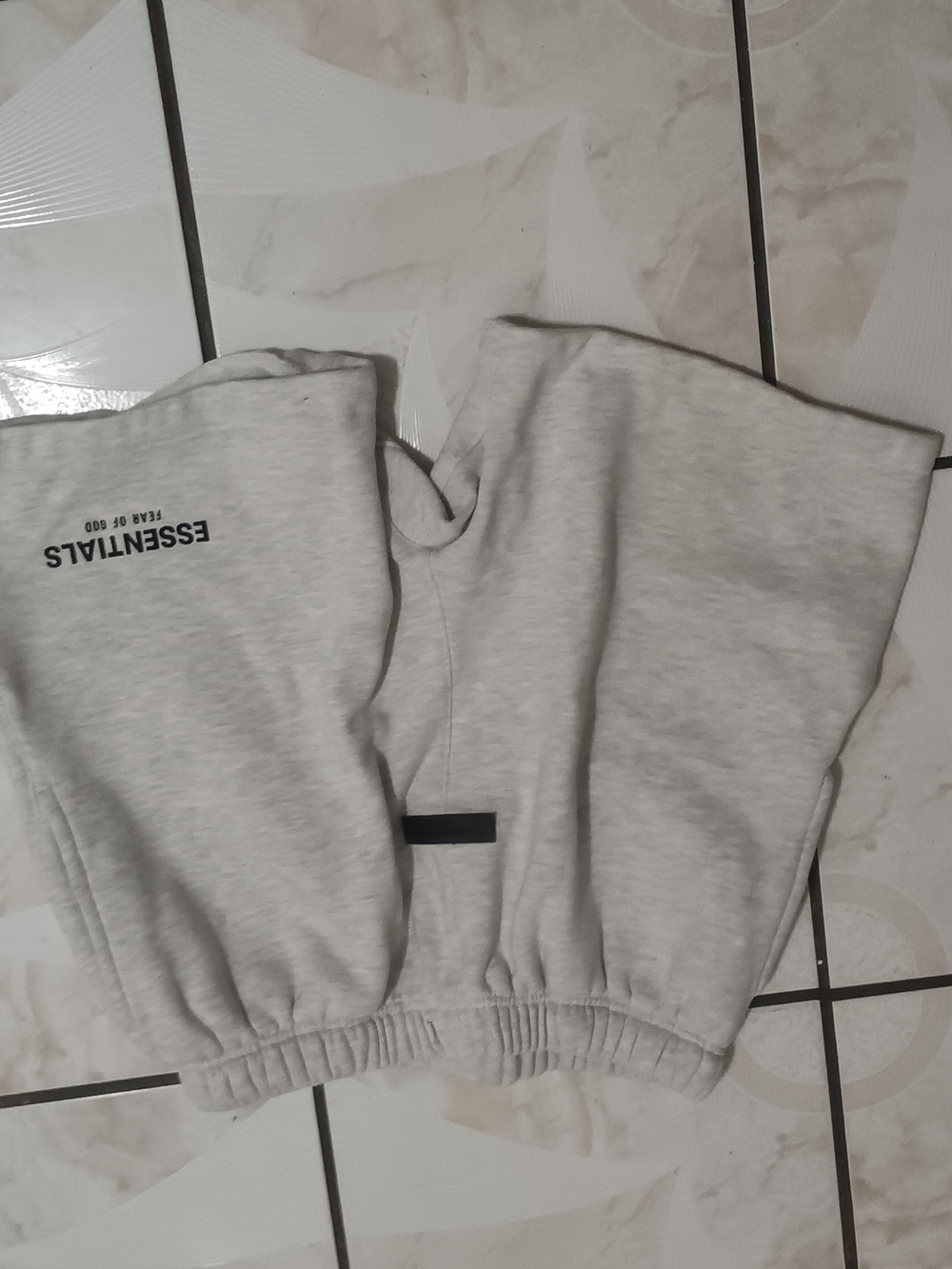 Fear of God Kids Light Gray ESSENTIALS Sweatshorts